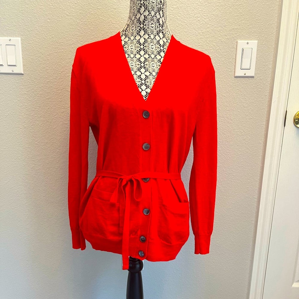 J Crew 100% Merino Wool Cardigan size XS